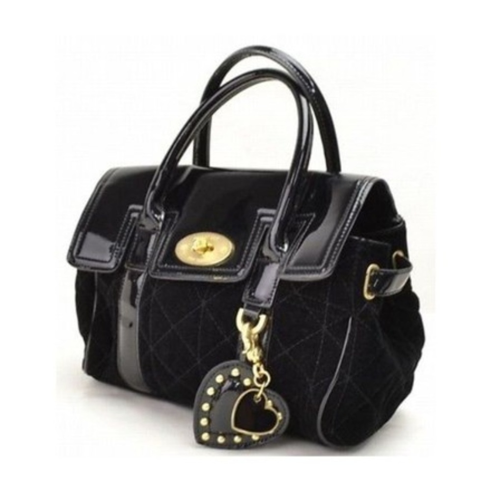 Mulberry for Target - Black Velvet Satchel